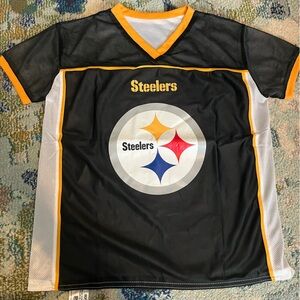 NIB NFL Flag Football Pittsburgh Steelers Jersey - Reversible - Youth XL